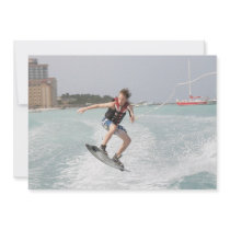 Wakeboarder Jumping Invitation