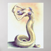 Waking Naga Print