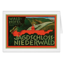 Wald-Hotel Jagdscholss-Niederwald Greeting Card