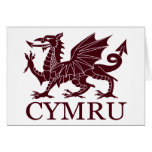 Wales CYMRU cards