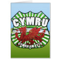 Wales - Cymru - Cymru am byth cards