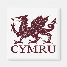Wales CYMRU Magnets