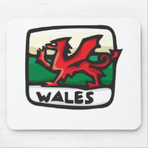 Wales Design Mouse Mat