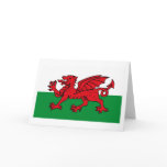 Wales Flag Greeting Card