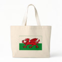 Wales Flag (light) Tote Bag