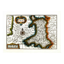 Wales Map and/or Flag posters