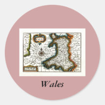 Wales Map and/or Flag Stickers