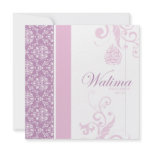 Walima Invitation - Pink- Islamic Wedding