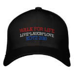 WALK FOR LIFE, LIVE*LAUGH*LOVE, KOTZ 2010 embroidered hats