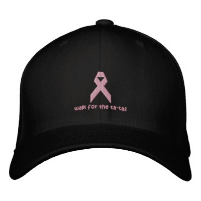 Walk for the Ta-Tas Hat | Pink Embroidered Hat Walk for the Ta-Tas Hat | Pink Embroidered Hat