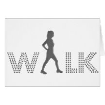 Walk Greeting Card
