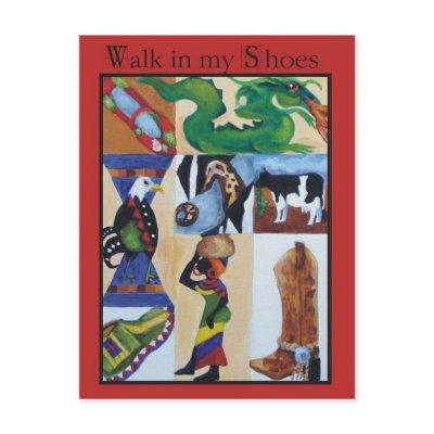Walk in my Shoes Post Card