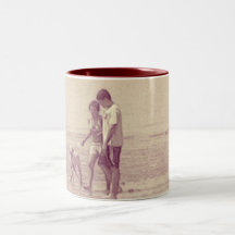 Walk on the Beach Coffee Mugs