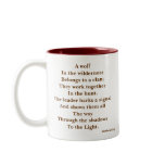 "Walk Softly with the Clan" Mug (Dk Brown)