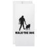 walk the dog zombie personalized rack card