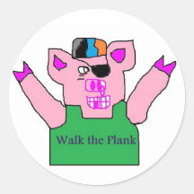 walk the plank stickers