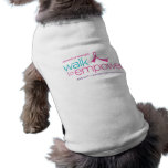 Walk to Empower Pet T-Shirt pet clothing
