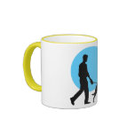 WALKING DOG MOON mugs