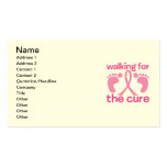 Walking For The Cure Business Card