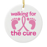 Walking For The Cure Christmas Ornaments