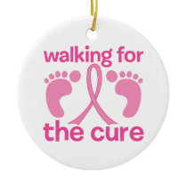 Walking For The Cure Christmas Ornaments