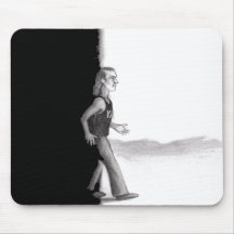 Walking from Darkness to Light Mousemat