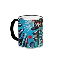Walking on Green Wings by Gregory Gallo Coffee Mug