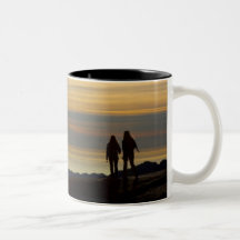 Walking on Sunset Coffee Mug