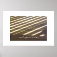 walking on sunshine print