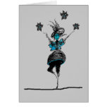 Walking on the High Wire Greeting Card