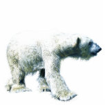 Walking POLAR BEAR (sculpted) Wildlife Magnet photo sculptures