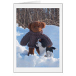 Walking the dog card
