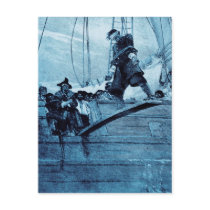 Walking the Plank Postcard