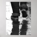 walking through water posters