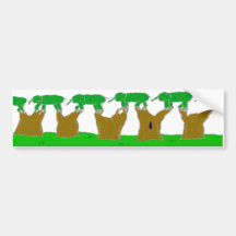 walking tree elephants bumper stickers
