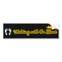 Walking with the Lord Bumper Sticker bumper stickers