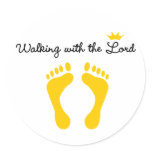 Walking with the Lord Sticker