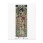 Wall Decoration By Charles Rennie Mackintosh postcards