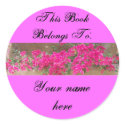 Wall Flowers, Book Plate stickers