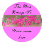Wall Flowers, Book Plate stickers