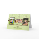 Wall Frames Custom Family Holiday Card (mint)