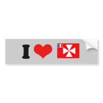 Wall Islander Flag Bumper Sticker