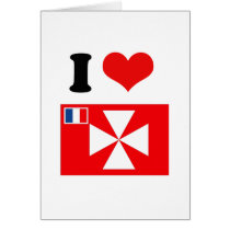 Wall Islander Flag Greeting Cards