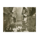 Wall Street Party, end of WW1, 1918 postcards