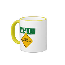 Wall Street Under Construction Coffee Mug