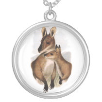 Wallaby Mother and Baby (painting)