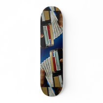 Wallet in hand skate board decks