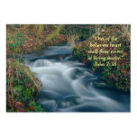 Wallet inspirational card living water business cards