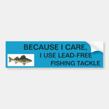 Walleye Lead-free Sticker Bumper Stickers