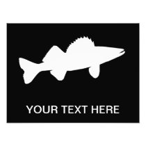 WALLEYE SILHOUETTE - CUSTOMIZABLE PHOTOGRAPH